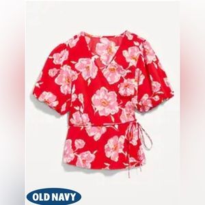 NWT Old Navy Wrap Top